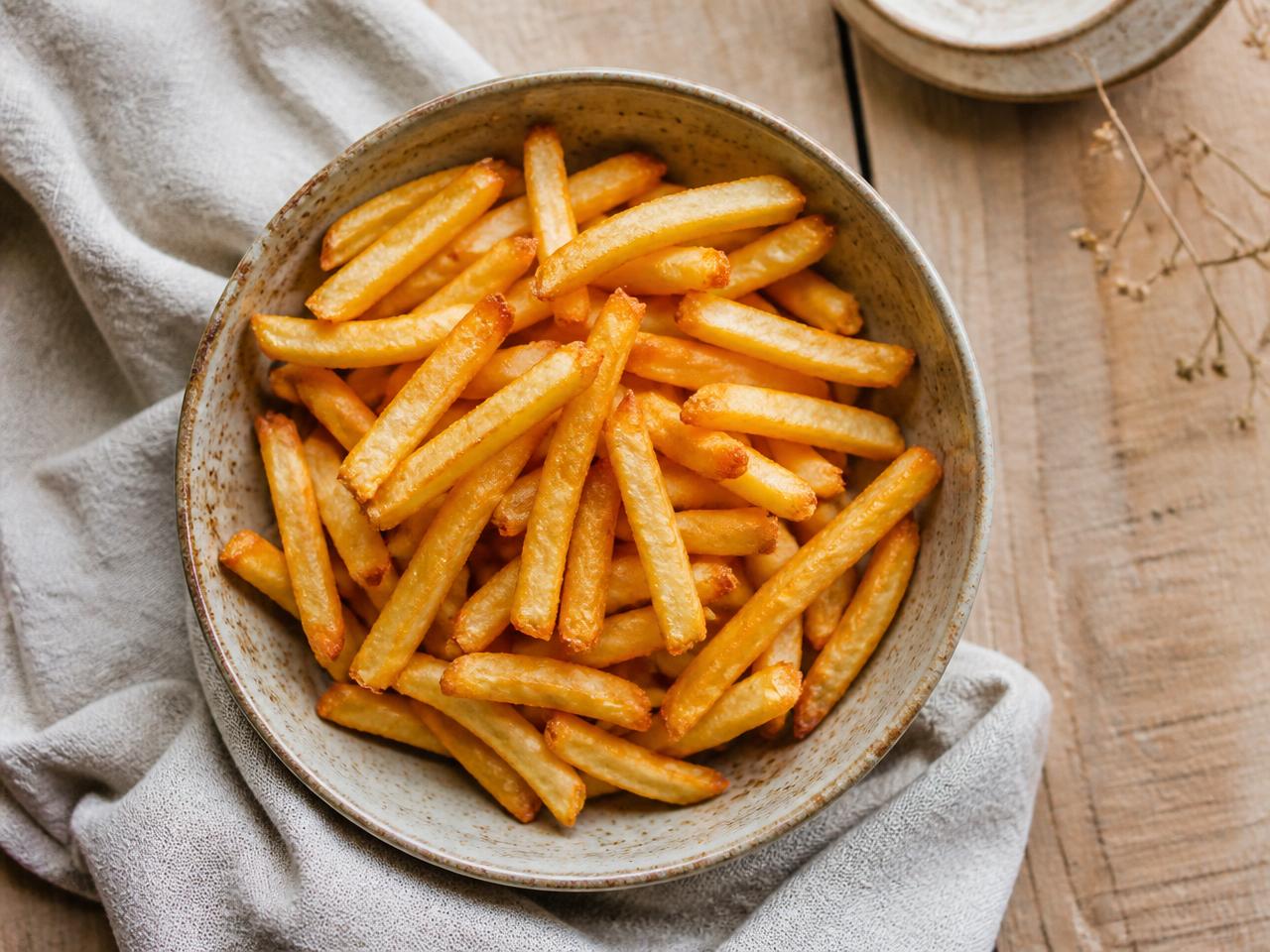 Batata frita crocante na Air Fryer